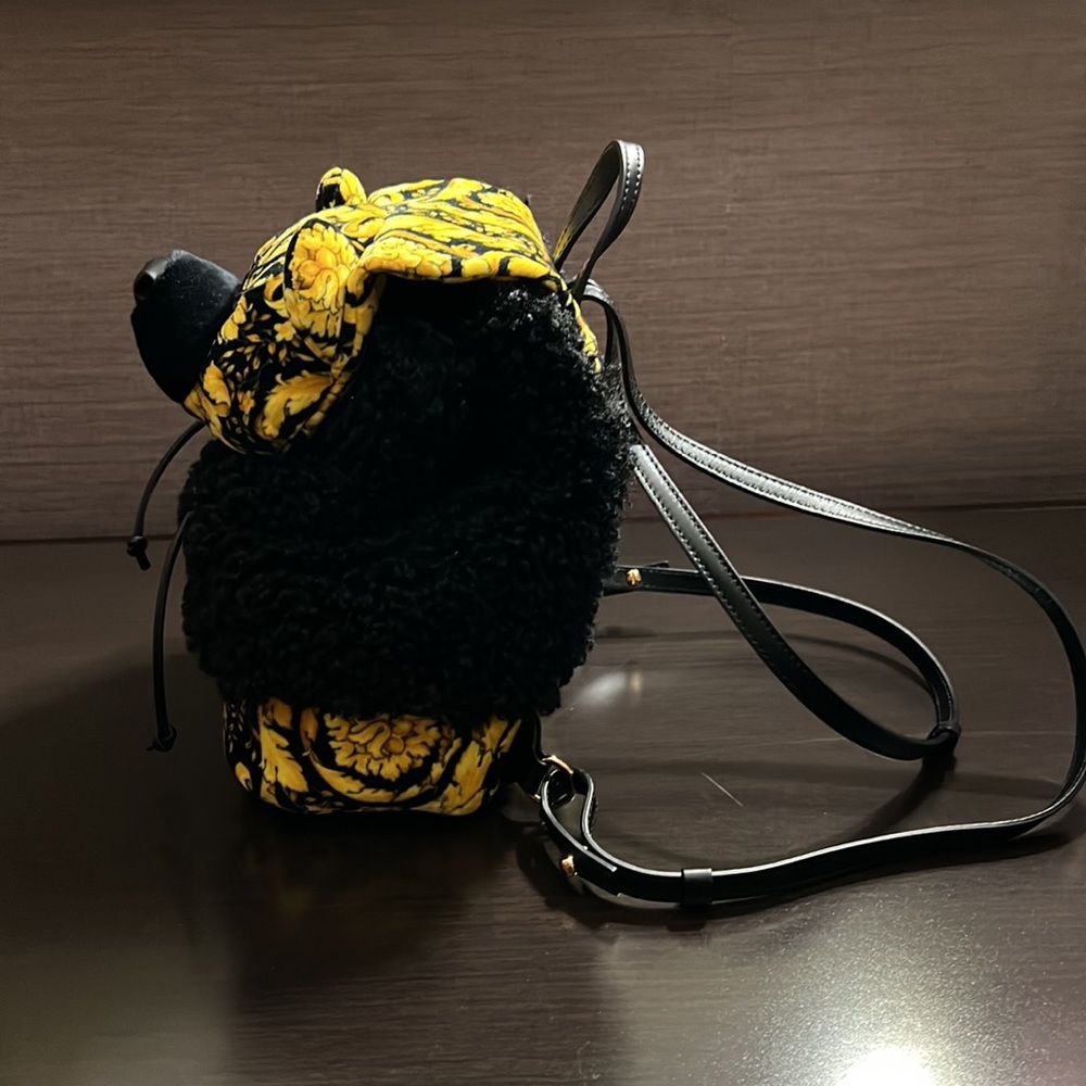SALE!!! Versace Barocco logo monogram mini teddy bear backpack NEW - Picture 7 of 9